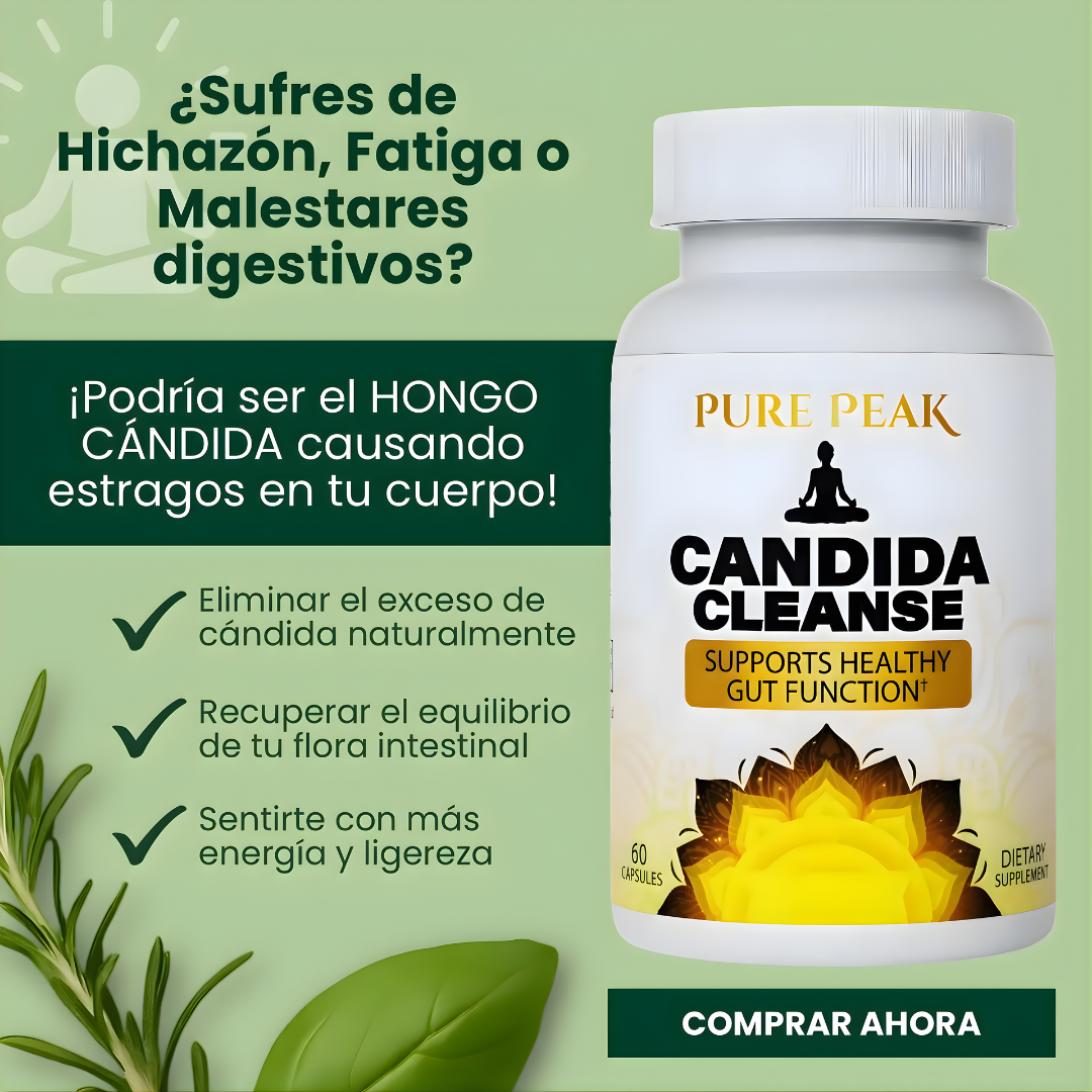 CANDIDA CLEANSE – Equilibrio intestinal, apoyo digestivo y bienestar interno diario