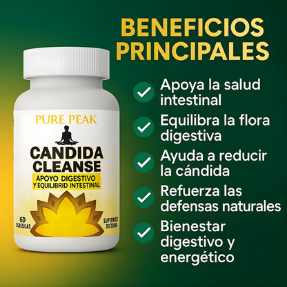 CANDIDA CLEANSE – Equilibrio intestinal, apoyo digestivo y bienestar interno diario