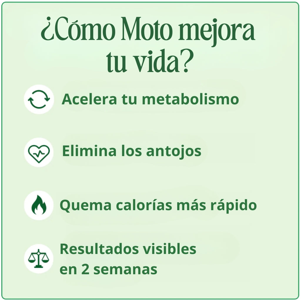 MOTO – Acelerá tu Metabolismo y Quema Grasa en Solo 7 Días (Fórmula Natural)