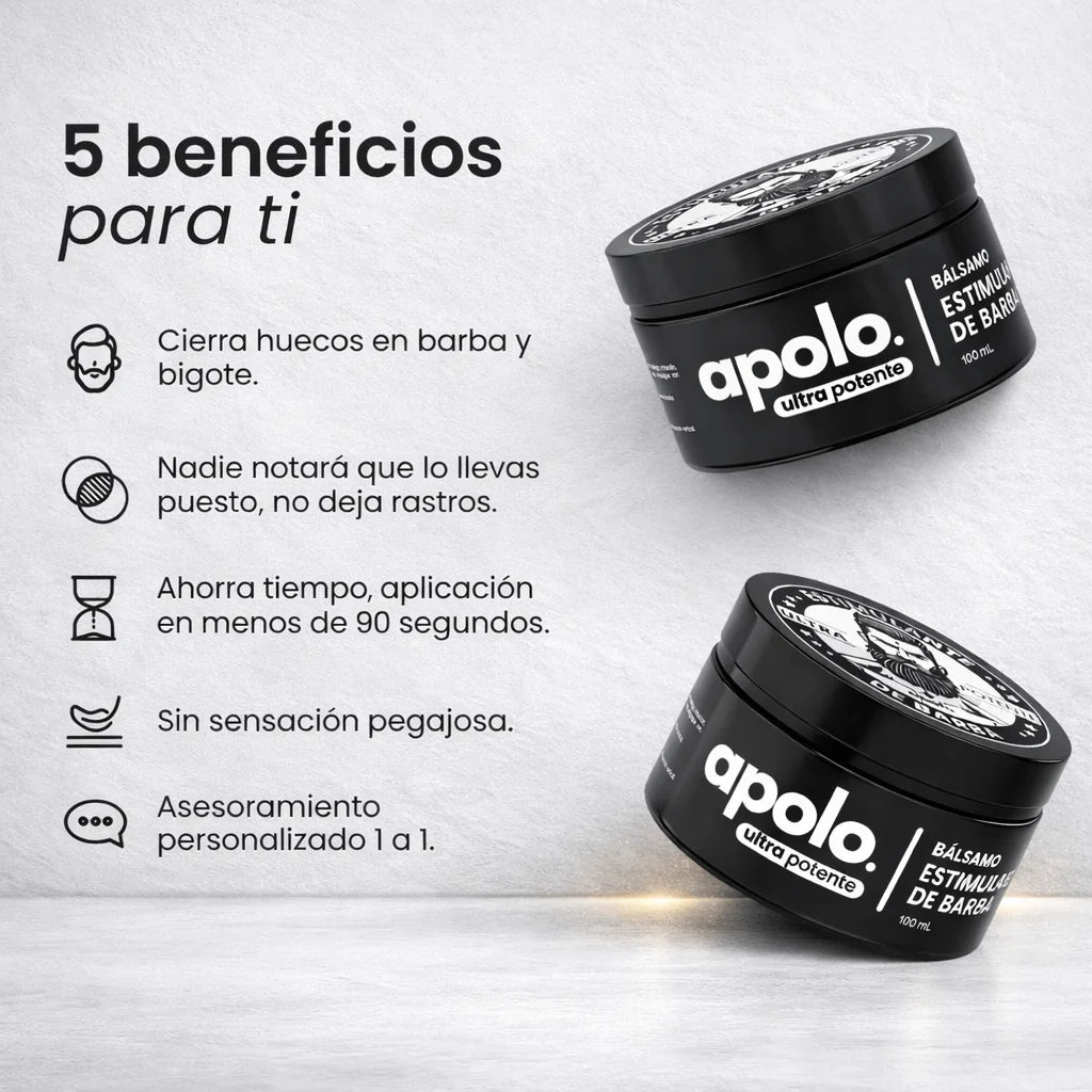 ESTIMULANTE DE BARBA APOLO