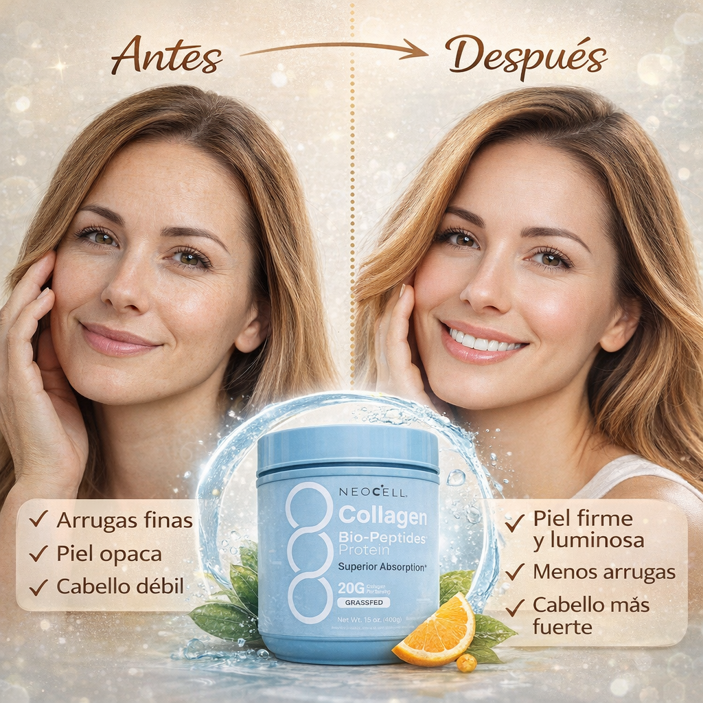 NeoCell® Colágeno Avanzado para Piel y Articulaciones, no descuides tu bienestar, empieza desde hoy