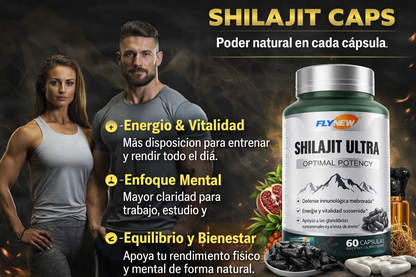 Shilajit para Hombres | Energía, Testosterona y Rendimiento Natural