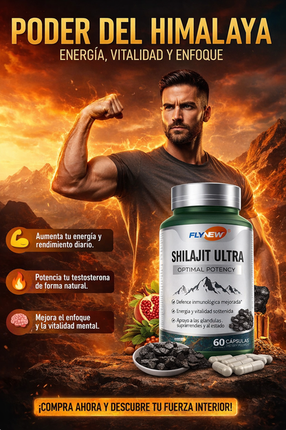 Shilajit para Hombres | Energía, Testosterona y Rendimiento Natural
