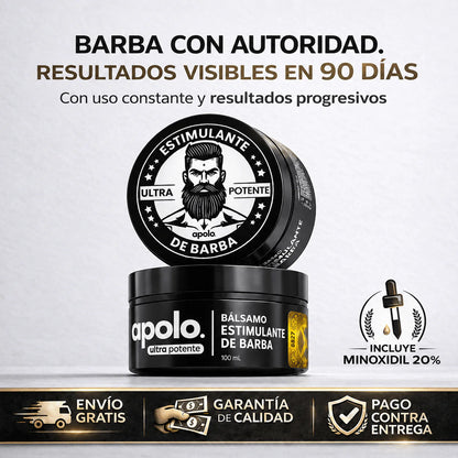 ESTIMULANTE DE BARBA APOLO