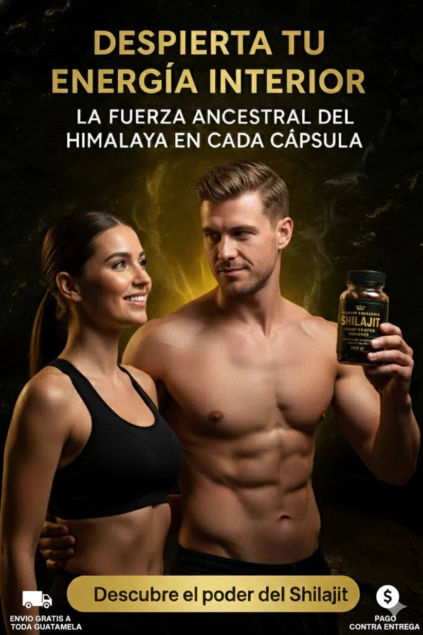 Shilajit para Hombres | Energía, Testosterona y Rendimiento Natural