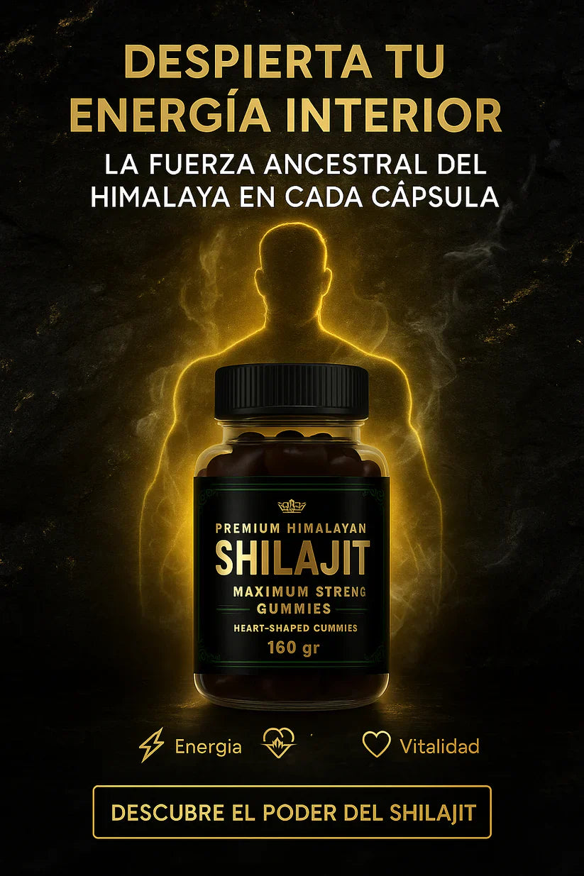Shilajit para Hombres | Energía, Testosterona y Rendimiento Natural