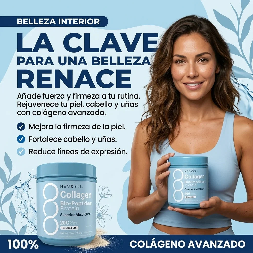 NeoCell® Colágeno Avanzado para Piel y Articulaciones, no descuides tu bienestar, empieza desde hoy