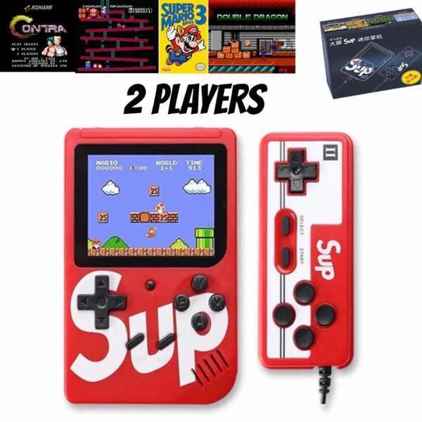 GAMEBOY RETRO INALÁMBRICA + 400 JUEGOS + CONTROL EXTRA.