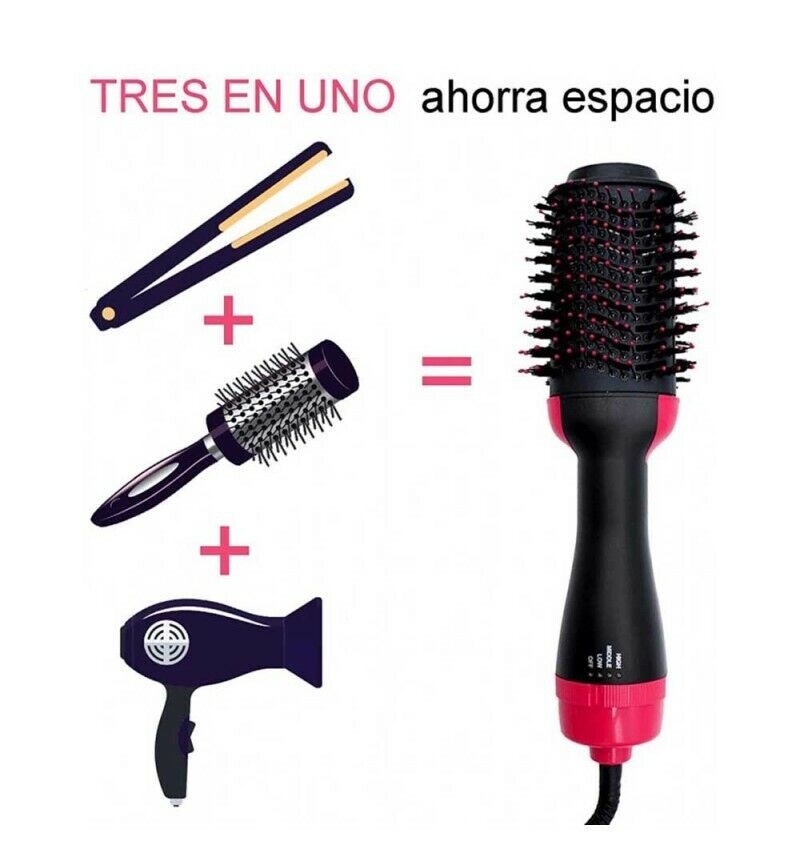 Cepillo Secador 3 en 1 Para Cabello