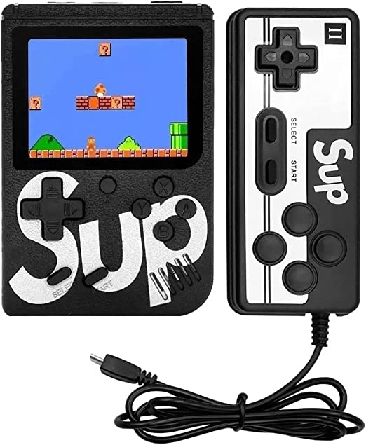 GAMEBOY RETRO INALÁMBRICA + 400 JUEGOS + CONTROL EXTRA.