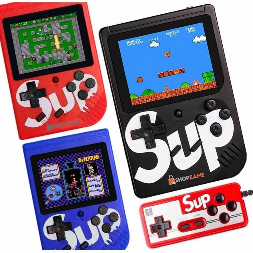 GAMEBOY RETRO INALÁMBRICA + 400 JUEGOS + CONTROL EXTRA.