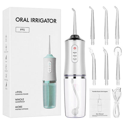 Limpiador Irrigador Dental Oral Recargable Portátil + Sorpresa GRATIS