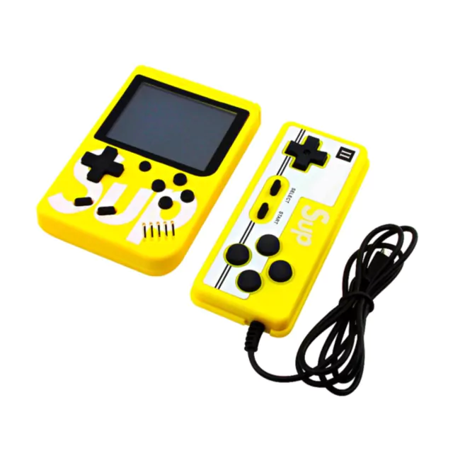 GAMEBOY RETRO INALÁMBRICA + 400 JUEGOS + CONTROL EXTRA.