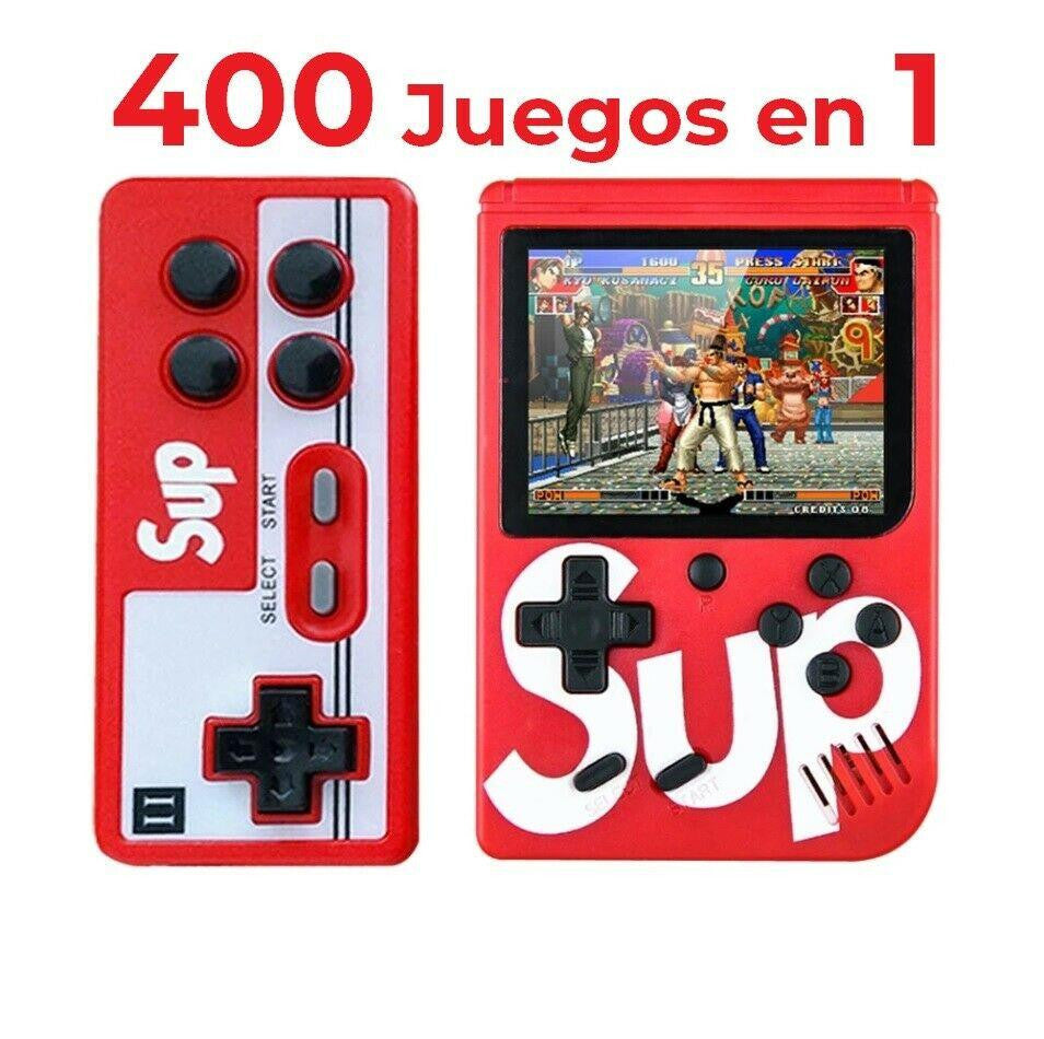 GAMEBOY RETRO INALÁMBRICA + 400 JUEGOS + CONTROL EXTRA.