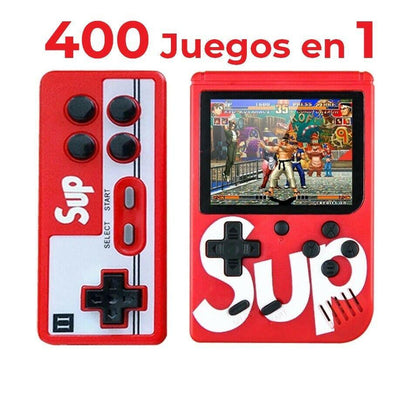 GAMEBOY RETRO INALÁMBRICA + 400 JUEGOS + CONTROL EXTRA.