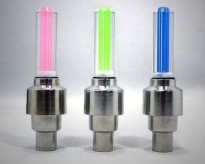 Luz Bicicleta Ciclismo Led Valvula Neón