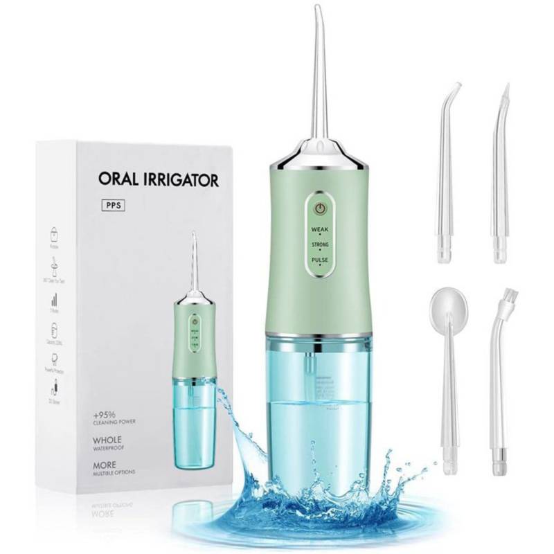 Limpiador Irrigador Dental Oral Recargable Portátil + Sorpresa GRATIS